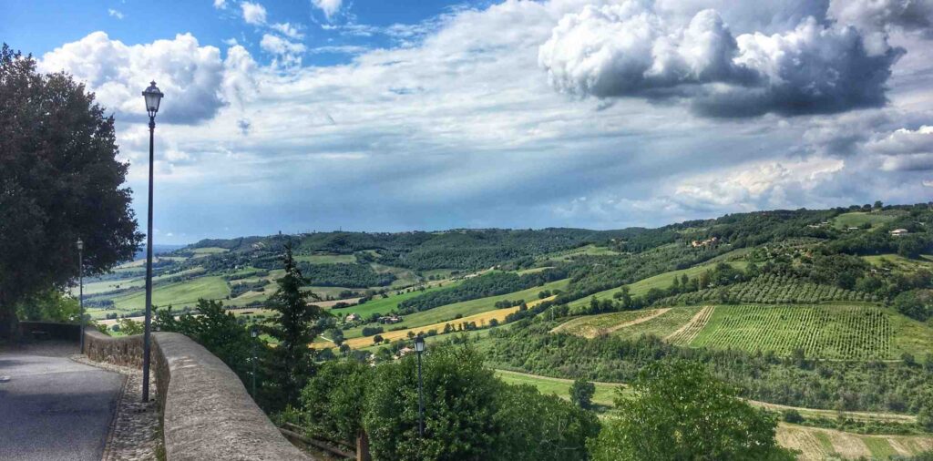 Vista panoramica da località Valle