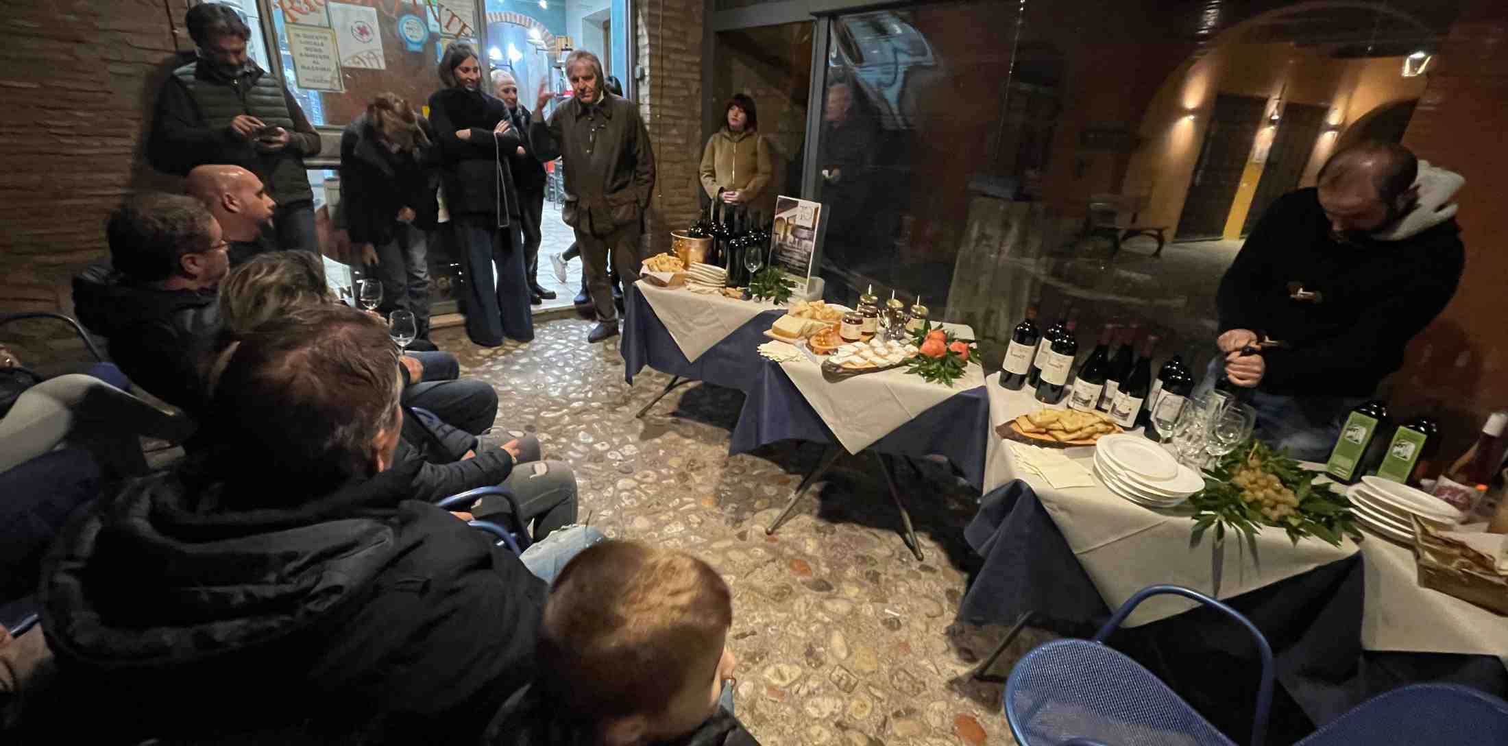 Presentazione della Cantina Santoiolo durante l'evento Degusta Otricoli